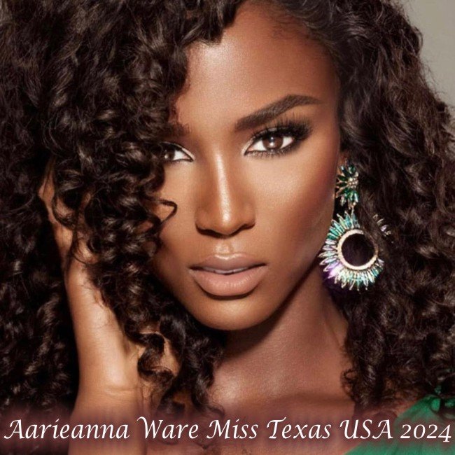 Miss Texas USA 2024, Aarieanna Ware Headshot