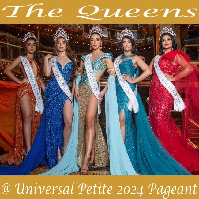 Vinita, Rachel, Shruti, Catherine and Lorena crowned at Universal Petite 2024 Pageant