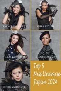 Top 5 Miss Universe Japan 2024