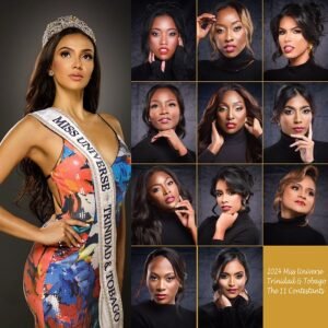 Faith Gillezeau with 11 Contestants Miss Universe TT 2024