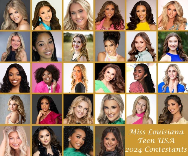 Miss LA Teen USA 2024 Contestants