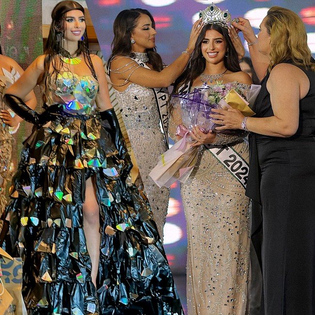 Salma Ali Crowning Moment and Eco Dress