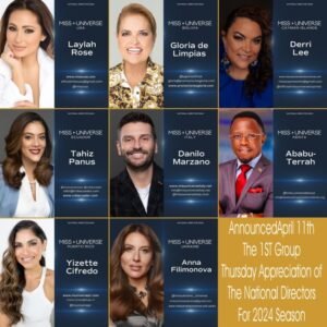 The 1st Batch of Miss Universe National Directors April 11th